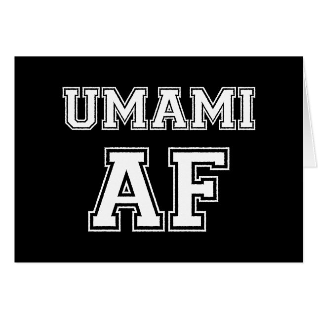 UMAMI AF CARD (Front Horizontal)