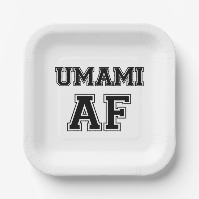 UMAMI AF PAPER PLATE (Front)
