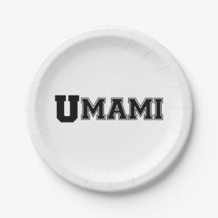 UMAMI COLLEGE PAPER PLATE