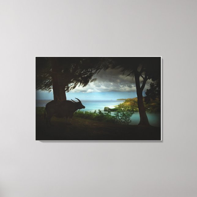 Umatac carabao canvas print (Front)