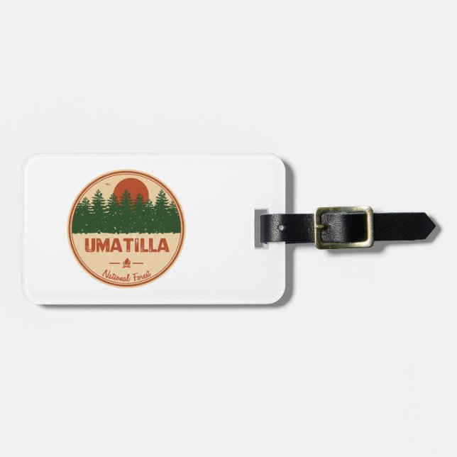 Umatilla National Forest Luggage Tag (Front Horizontal)