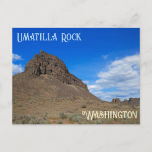 Umatilla Rock Dry Falls Washington Postcard