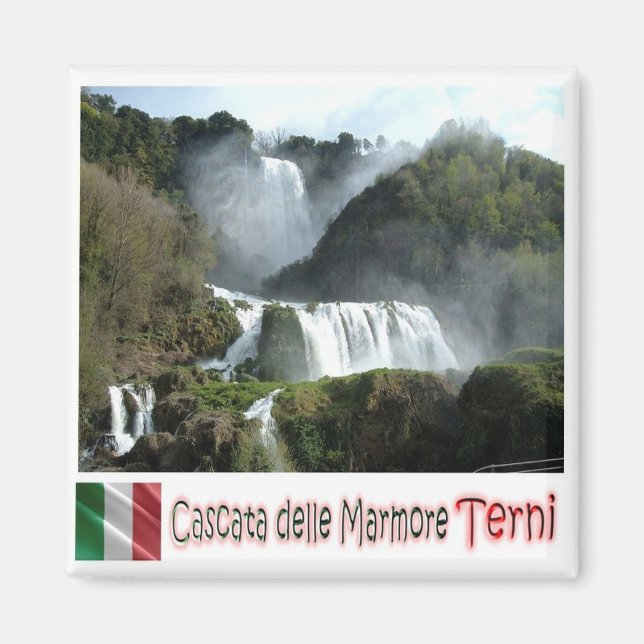 UMB009 TERNI, Marmore Falls, Umbria, Italy, Fridge Magnet (Front)