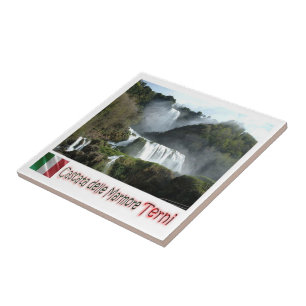 UMB009 TERNI, Marmore Falls, Umbria, Italy, Tile
