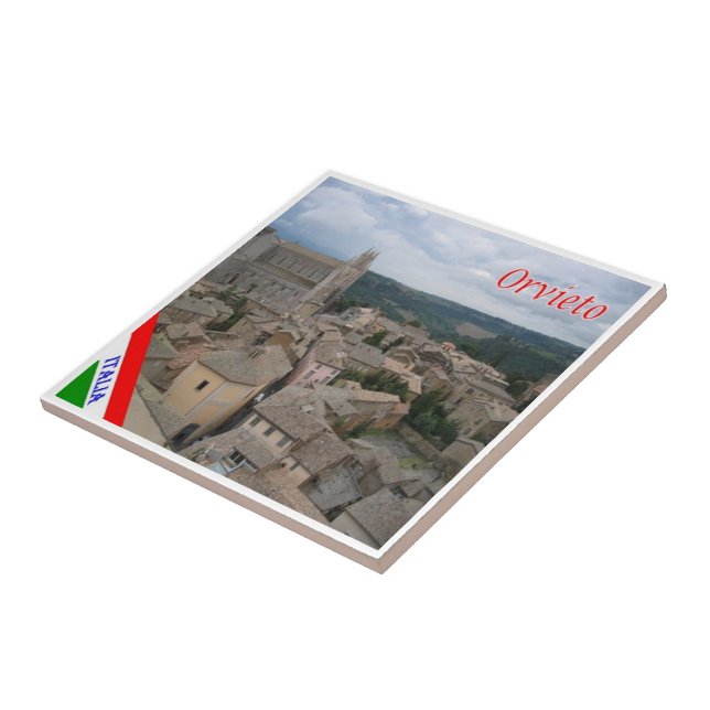 UMB018 ORVIETO, Umbria, Italy, Tile (Side)