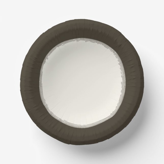 Umber Paper Plate (Front)