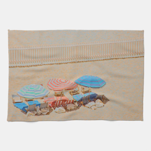 Umbrella 2 tea towel (Horizontal)