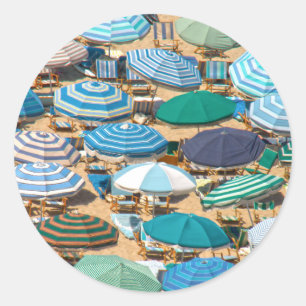 Umbrella 4 classic round sticker