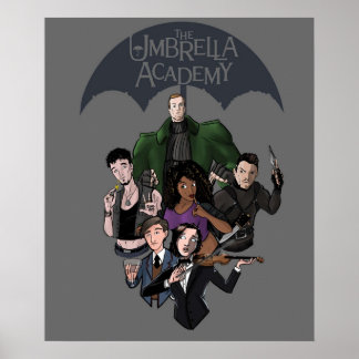 Umbrella Academy 12345 7 Poster