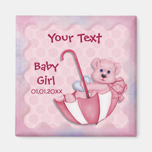 Umbrella Bear - Customise - Girl Magnet