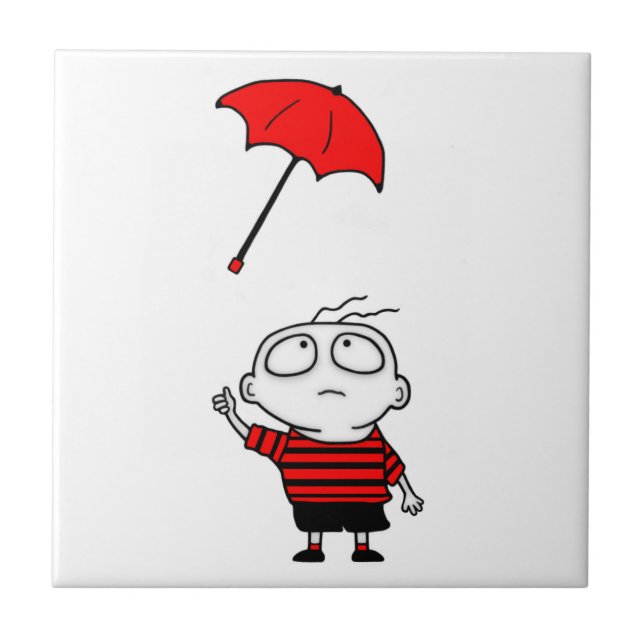 Umbrella Boy Tile (Front)