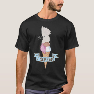 Umbrella Cockatoo Ice Cream Parrot T-Shirt