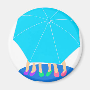 Umbrella Girls Magnet - Party Favour