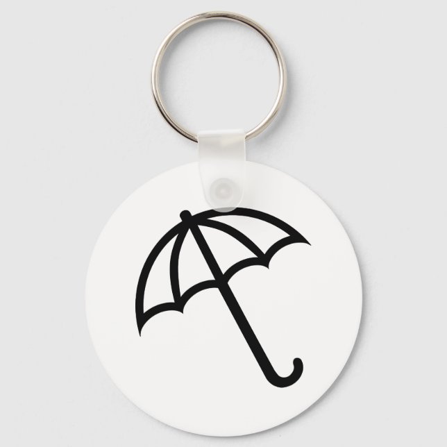 Umbrella icon key ring (Front)