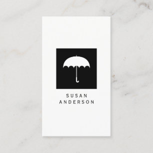 Umbrella Logo Business Card