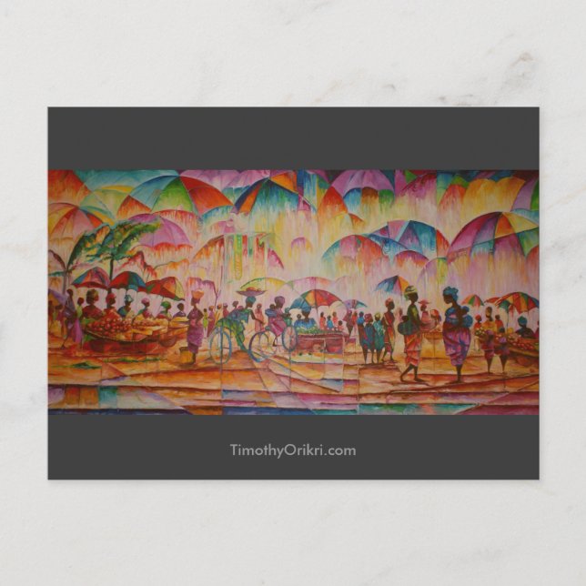 Umbrella Market - Postcard (Front)