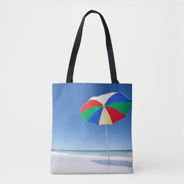 Umbrella On Beach | Australia Tote Bag (Front)