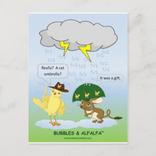 Umbrella Postcard