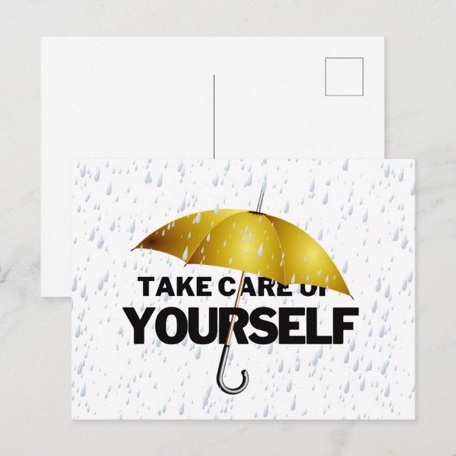Umbrella Postcard (Front/Back)