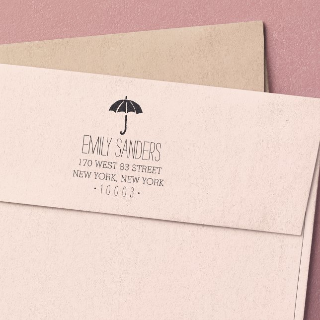 Umbrella Return Address Stamp (Creator Uploaded)