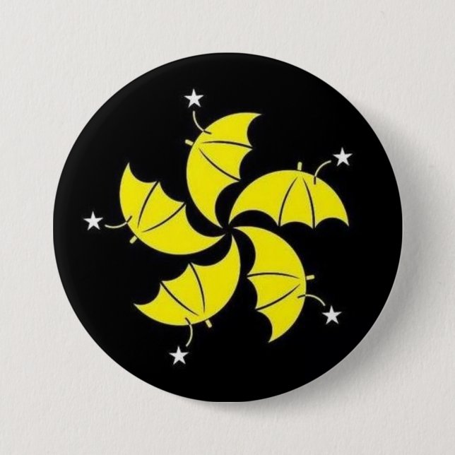 Umbrella revolution 7.5 cm round badge (Front)