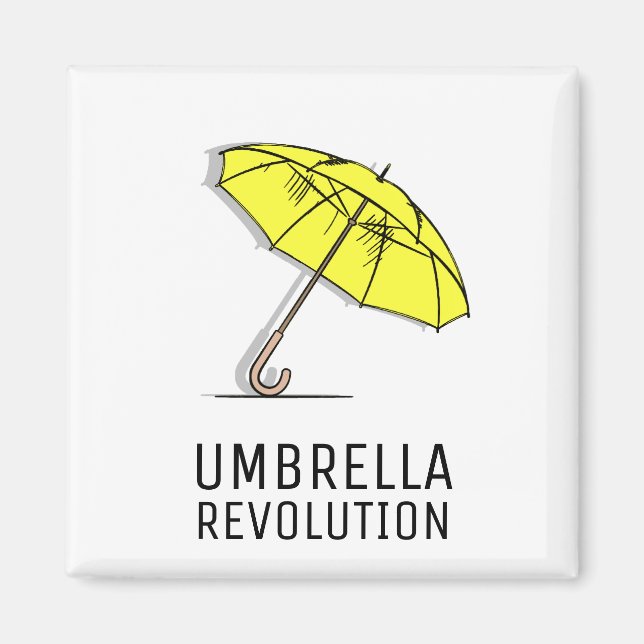 Umbrella Revolution - Hong Kong Magnet (Front)
