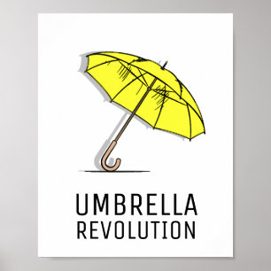 Umbrella Revolution - Hong Kong Poster