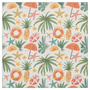 Umbrella Seamless Pattern Fabric