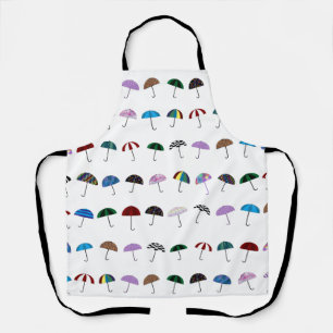 Umbrellas Allover Apron