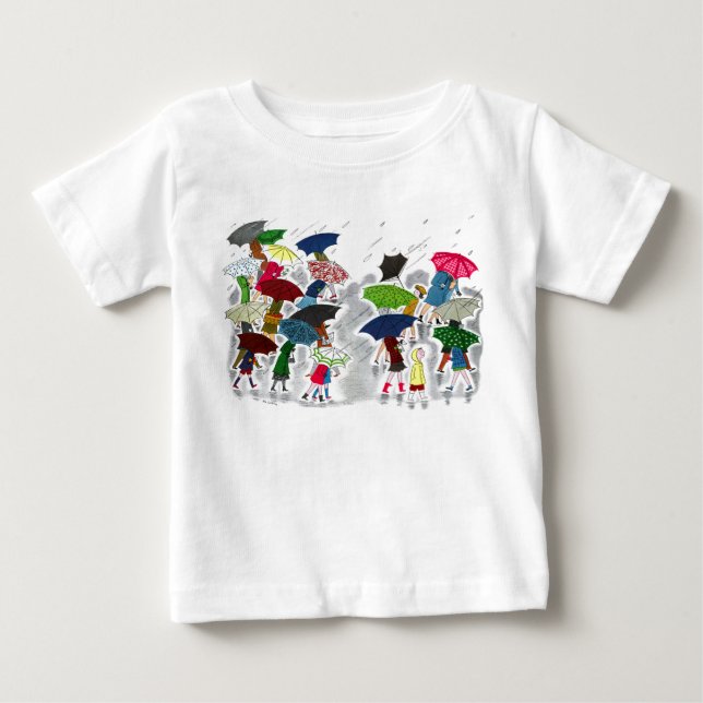 Umbrellas Baby T-Shirt (Front)