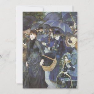 Umbrellas by Pierre Renoir, Vintage Impressionism