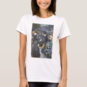 Umbrellas by Pierre Renoir, Vintage Impressionism T-Shirt