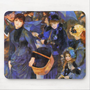 Umbrellas by Renoir Mouse Mat
