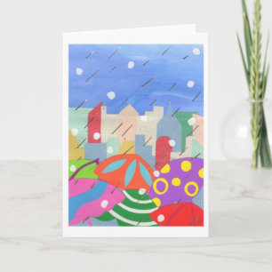 Umbrellas Card