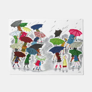 Umbrellas Doormat