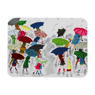 Umbrellas Magnet