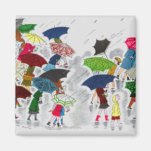 Umbrellas Magnet