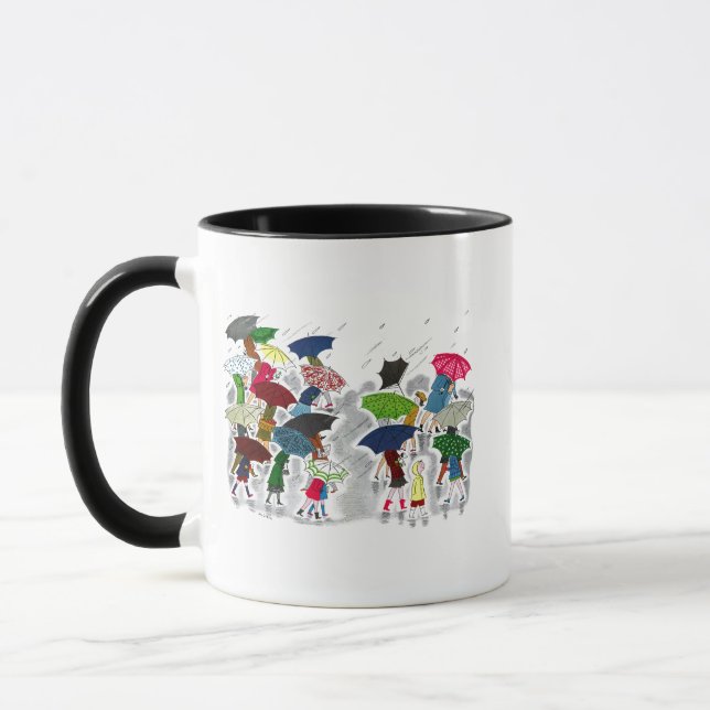 Umbrellas Mug (Left)