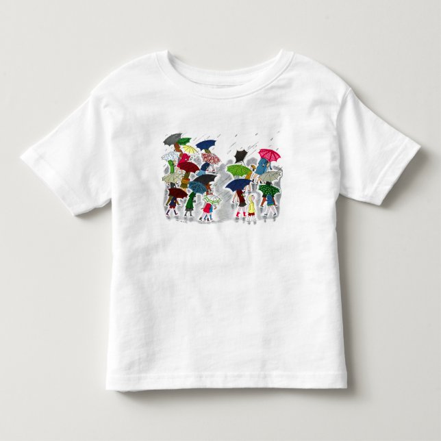 Umbrellas Toddler T-Shirt (Front)