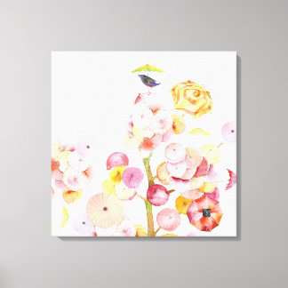 umbrellatreebird canvas