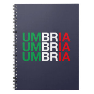 UMBRIA Italian Flag Notebook