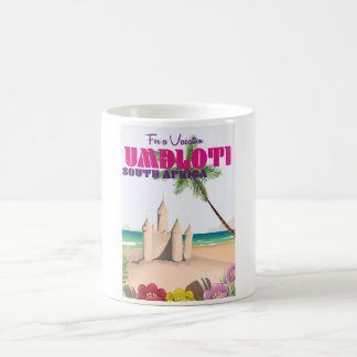Umdloti South Africa vintage travel poster Coffee Mug
