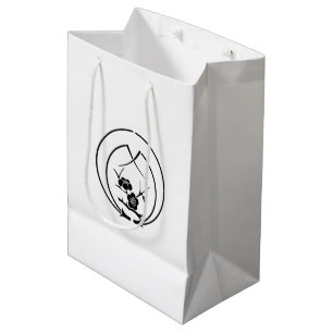 Ume branch in Embracing pine needles Medium Gift Bag