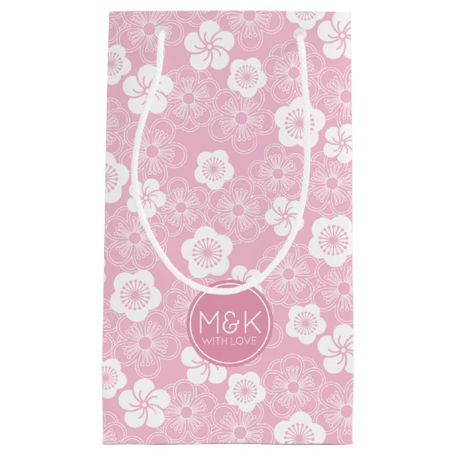 UME | Japanese Plum Pattern Personalised GIft bag (Front)