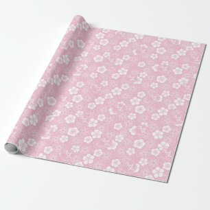 Ume  Japanese traditional plum KIMONO Personalized Wrapping Paper