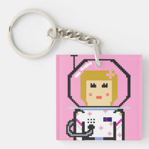 Umeko Space Colony NFT #5 Momoka keychain