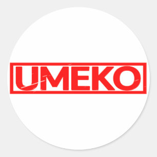 Umeko Stamp Classic Round Sticker