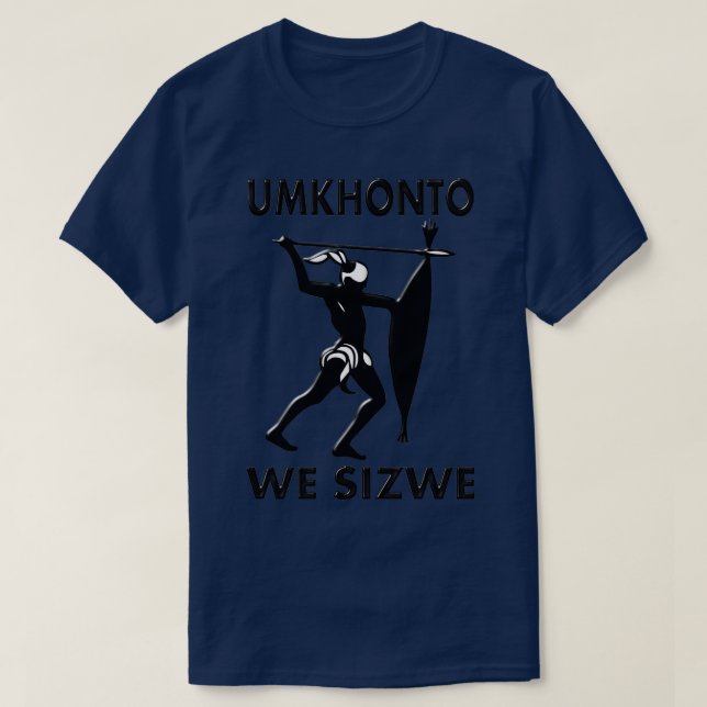 Umkhonto We Sizwe Spear of the Nation T-Shirt (Design Front)