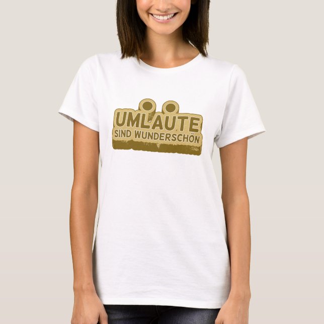 UMLAUT German language teacher or student T-Shirt (Front)