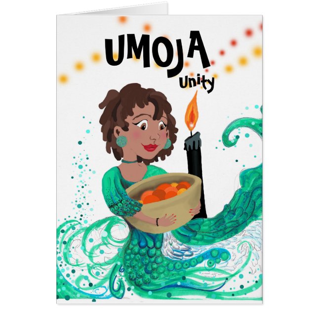 Umoja - Spirits of Kwanzaa Notecard (Front)